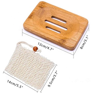 Boîte à <span class=keywords><strong>savon</strong></span> en bambou et bois naturel OEM et sac à <span class=keywords><strong>savon</strong></span> en <span class=keywords><strong>Sisal</strong></span> salle de bain douche étui à <span class=keywords><strong>savon</strong></span> en bambou et plat pour salle de bain - Product Image 6