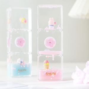 Petit bureau <span class=keywords><strong>liquide</strong></span> mouvement <span class=keywords><strong>sablier</strong></span> minuterie en plastique <span class=keywords><strong>Gel</strong></span> bulle eau sable pour la décoration de la maison et à des fins de synchronisation - Product Image 2