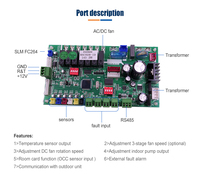 Servicio de diseño de PCB electrónicos personalizados, placas de circuito refrigeradas por aire, ensamblaje de placas de circuito de alimentación de motor BLDC para bomba de calor VRF