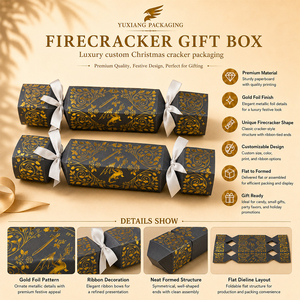 Caja <span class=keywords><strong>de</strong></span> Regalo Navideña <span class=keywords><strong>de</strong></span> Lujo Personalizada <span class=keywords><strong>de</strong></span> Fábrica con Papel Dorado, Caja <span class=keywords><strong>de</strong></span> Embalaje para Dulces <span class=keywords><strong>de</strong></span> Navidad DIY para Juegos Familiares y Juguetes para Niños - Product Image 1