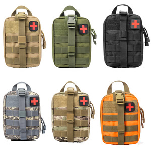 Trousse de premiers soins tactique Oxford <span class=keywords><strong>900D</strong></span> pour l'extérieur, pochette médicale MOLLE pour le camping et l'EDC - Product Image 2