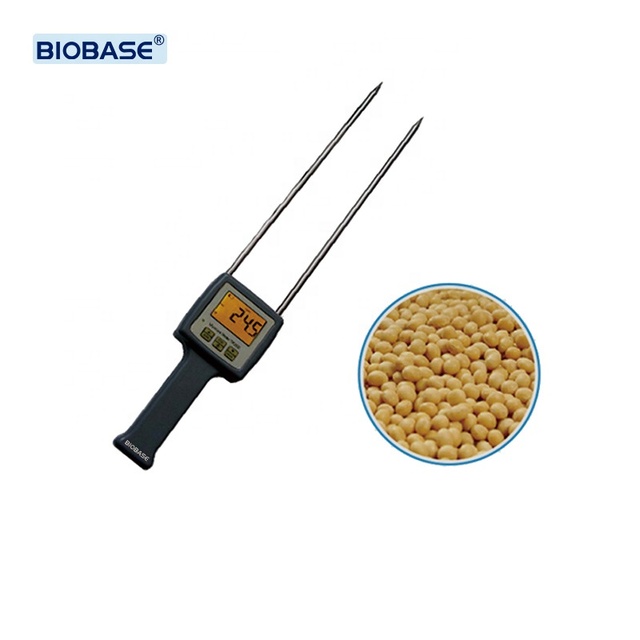 Biobase Digital Grain Moisture Meter Hygrometer Use for Corn Wheat Rice Bean Peanut Grain Measurement Moisture Humidity Tester