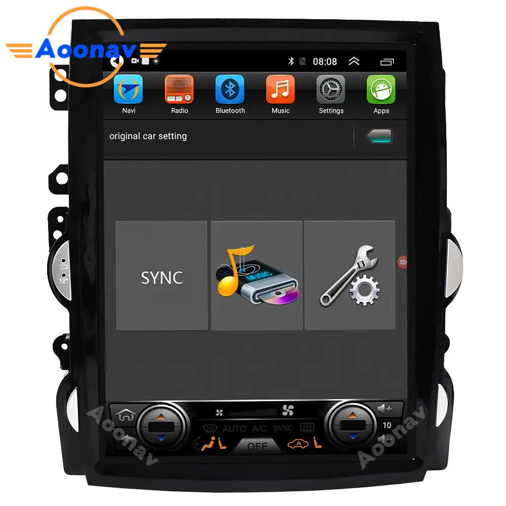 Car HD tesla Vertical screen GPS navigation video audio For Chevrolet Malibu 2009-2013 car auto radio multimedia stereo player