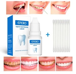 Sérum <span class=keywords><strong>liquide</strong></span> en poudre pour blanchir les dents EFERO, sérum de nettoyage pour l'hygiène bucco-dentaire, mousse blanchissante pour les dents - Product Image 3