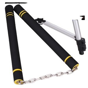 กระบองสองท่อนสำหรับเด็กผู้ใหญ่อุปกรณ์สำหรับสอนศิลปะการต่อสู้การต่อสู้แบบจริงจัง - Product Image 3