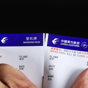 Etiquetas térmicas para equipaje de avión, papel de cartón personalizado, venta al por mayor, el billete de vuelo más barato - Product Image 4