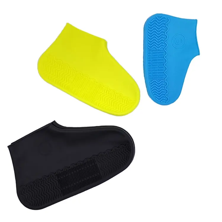Silicone Rain Shoe Silicone Rain Waterproof Reusable Outdoor for custom shoe covers