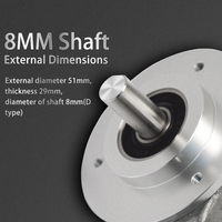 HENGXIANG-SJ50 Codeur rotatif à code Gray 12 bits, 4096 pas par tour, 10 mm pour broche de tour CNC, Codeur de détection, Codeur absolu