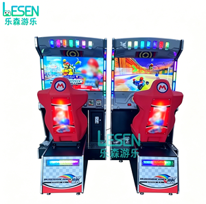 <span class=keywords><strong>Mario</strong></span> Kart Arcade GP DX Twin Cabinet, borne d'arcade de course à deux joueurs avec écran LCD HD de 42 pouces, fonctionnant à monnayeur, pour usage commercial - Product Image 1