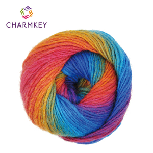 <span class=keywords><strong>Filato</strong></span> <span class=keywords><strong>misto</strong></span> <span class=keywords><strong>lana</strong></span> di nylon arcobaleno fantasia di colore 100g/palla per calza a maglia - Product Image 2