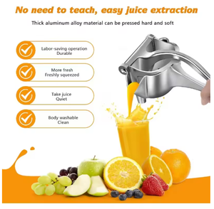 Exprimidor Manual, Extractor de Jugos, Herramienta de Extracción de Cítricos Desmontable y Resistente, Exprimidor de Aleación Metálica de Alta Calidad - Product Image 2