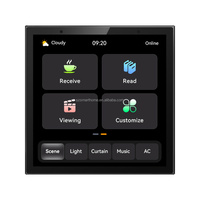 Mini panneau de commande central mural intelligent pour maison connectée avec écran tactile IPS USB Tuya de 4 pouces, système de contrôle par interrupteur
