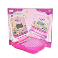 Ordinateur portable éducatif pour enfants avec 65 fonctions en anglais, jouet d'apprentissage avec souris pour enfant