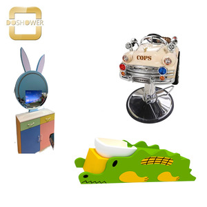 Nuevo producto <span class=keywords><strong>de</strong></span> silla <span class=keywords><strong>de</strong></span> peluquería para niños con asiento elevador <span class=keywords><strong>de</strong></span> salón ajustable con cojín <span class=keywords><strong>de</strong></span> cuero para niños - Product Image 5