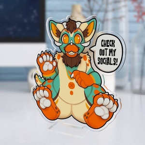 Standee Acrílico Personalizado de Anime Fursona OEM ODM - Product Image 5