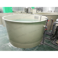 Petit réservoir d'élevage de poissons du système Ras durable et solide pour l'équipement d'aquaculture d'élevage de crevettes