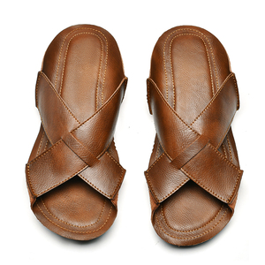 Mô hình mới bất Top da <span class=keywords><strong>Flip</strong></span> <span class=keywords><strong>Flops</strong></span> số lượng lớn cho nam giới kích thước lớn 47 Chất lượng cao Thương hiệu Italy trượt Dép tùy chỉnh xuất khẩu Dubai - Product Image 4