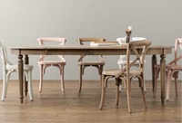 Offre Spéciale 6- 8-10seater gain de place ovale chêne table et chaises en bois conceptions de chine extensible table à manger