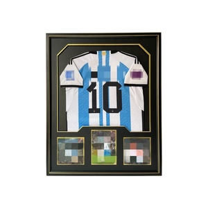 High-end Solid Wood Handmade Durable Eco-Friendly Jersey Storage Photo <strong>Frame</strong> with Customizable Wall Mount for Home Decor - Product Image 1