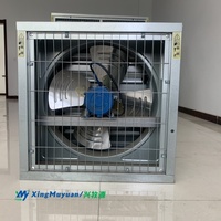 Ventilateur d'extraction industriel en acier à flux axial pour la ventilation des entrepôts Abri de ferme avicole Restaurant Refroidissement des roulements électriques