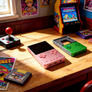 Trimui Brick <span class=keywords><strong>Retro</strong></span> Gaming Handheld Linux-systeem Draagbare Videogameconsole met Wi-Fi 3,2 inch scherm 3000 ingebouwde games - Product Image 1