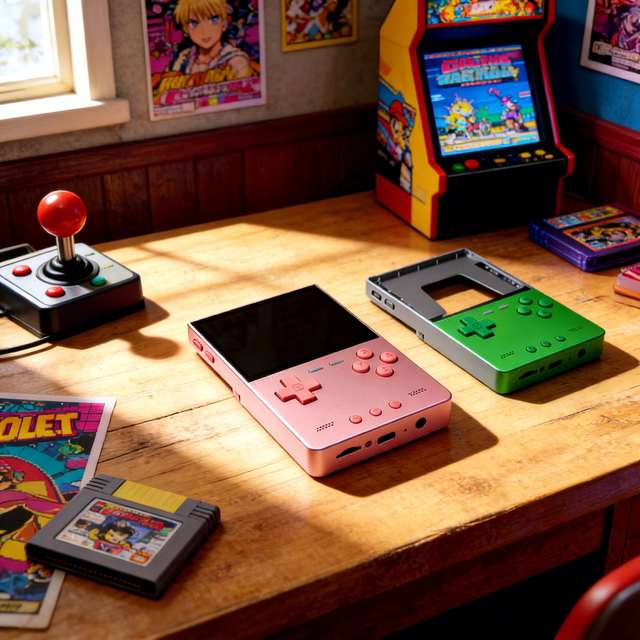Trimui Brick Retro Gaming Handheld Linux System Portable Video Console with Wi-Fi 3.2 Inch Screen 3000 Built-in Games
