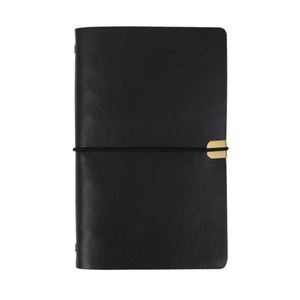 2025 Wholesale Vintage High Quality Handmade Blue Brown Leather <b>A5</b> Spiral Loose-Leaf Refillable Travel Notebook <b>Diary</b> Journal - Product Image 1