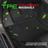 Tapis 3D personnalisé tapis de sol de voiture tapis de sol de voiture adapté pour 2022-2024 Volkswagen Taos TPE tous temps tapis de voiture d'usine