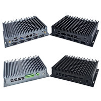 Ordenador industrial de aluminio sin ventilador I5 1245U de fábrica con 5COM GPIO y 10USB integrado WIN10/11/accesorio de ordenador Linux