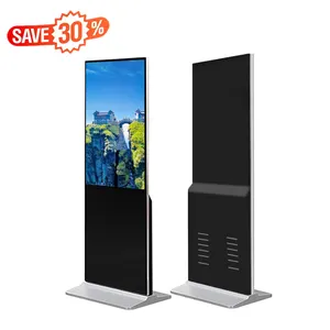 Tela de publicidade digital para quiosque LCD Totem vertical de chão Tela de publicidade digital LCD