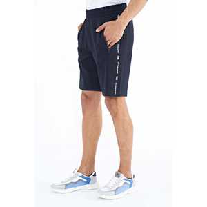 Shorts pour hommes Alfred Navy, taille moyenne, décontractés, respirants, coupe sport, taille S - Product Image 2