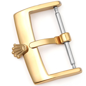 Fibbia per Orologio in Acciaio Inossidabile Lucidato a Specchio con Perno, 12 14 16 18 20mm, Placcatura Multicolore <span class=keywords><strong>Argento</strong></span> Oro Rosa Nero, Adattabile Universalmente - Product Image 3