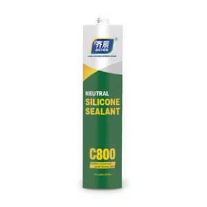 Sellador de silicona Neutral C800 GP, sin contaminación, neutral, superfuerza inicial, venta directa de fábrica