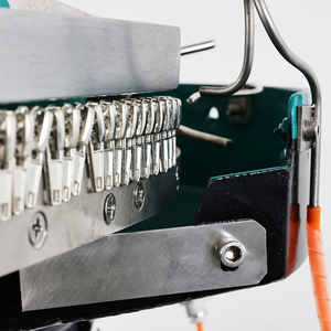 Dây kéo thanh trượt loader lắp ráp máy dây kéo thanh trượt làm cho máy thương mại hoàn toàn tự động plasticzipper trượt gắn máy - Product Image 2