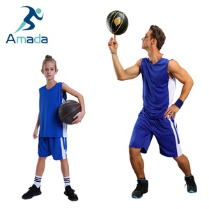 Unisex yetişkin ve çocuk basketbol giyim yeni stok tasarım hızlı kurutma ve nefes baskılı süblimasyon basketbol kıyafeti - Product Image 6