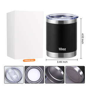 Tazas de Café de Acero Inoxidable con Aislamiento Térmico de 10 oz, para Oficina y Viajes, con Logotipo Personalizado, Tazas de Cerveza, Vaso Térmico con Tapa, Venta al Por Mayor - Product Image 4