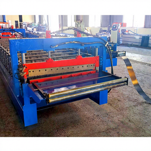 Stahl-Dach-/Wandblech-Rollformmaschine Metallwand-Rollform Dachplatten-Maschine - Product Image 1