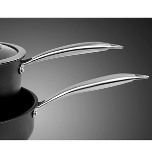 Juego de Ollas y Sartenes de Cocina de 4 Piezas de Aleación de Aluminio, Revestimiento Cerámico Antiadherente, Tapas de Vidrio, Asas de Acero Inoxidable, Aptas para Lavavajillas y Horno - Product Image 6
