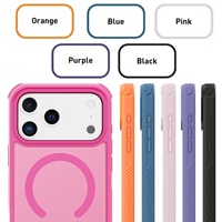 Funda Magnética Rígida para Teléfono con Logotipo Personalizado, Colores de Calidad, TPU Mate y PC, para iPhone 17 Pro Max, Protección Contra Caídas de 3 Metros