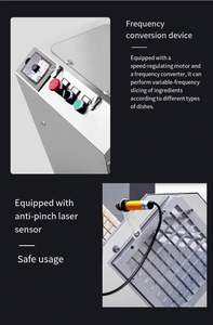 Machine de découpe automatique électrique pour fruits et légumes en bâtonnets : igname, pomme de terre, carotte, radis, patate douce, concombre - Product Image 5