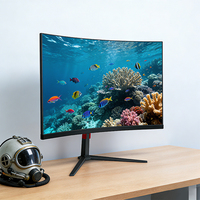 Nouvel écran de jeu incurvé FHD 31,5 pouces 200 Hz personnalisé en usine, angle de vision large de 178°, pour arène e-sport, ordinateur de bureau