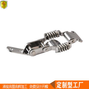 Boucle à ressort en acier inoxydable de 42 mm pour étuis, boîtes à outils, bagages, cadenas, attaches - Product Image 4