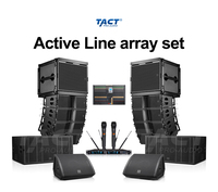 Sistema de Sonido Profesional de Doble Línea Activa de 10 Pulgadas para Conciertos, Escenarios y Eventos al Aire Libre