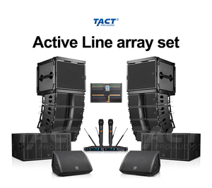 듀얼 10인치 액티브 라인 어레이 파워드 시스템 전문 음향 장비 (콘서트 무대, 야외 행사용) - Product Image 6