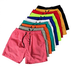 Short de bain pour homme taille haute avec logo frontal, séchage rapide, élastique, avec poche – Idéal pour l'été et la plage (vente en gros) - Product Image 1