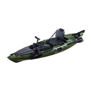 Kayak de pêche en mer léger haute performance pour une personne avec propulsion à pédales, garantie de 3 ans et construction durable - Product Image 4