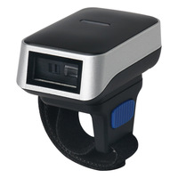 Escáner de Anillo 2.4G USB 3 en 1, Resistente al Agua IP65, Largo Alcance de 50m, Lector de Códigos de Barras 2D Manos Libres para Inventario