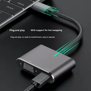 <span class=keywords><strong>Adaptador</strong></span> Mini DisplayPort y <span class=keywords><strong>USB</strong></span> C a HDTV VGA con <span class=keywords><strong>Salida</strong></span> para Monitor Dual y Entrega de Energía para Laptop MacBook Pro - Product Image 3
