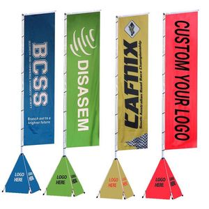 Outdoor Wholesales <b>Cheap</b> Promotion Outooor and Indoor Customs Advertising Flag Banners - Product Image 1