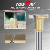 TIDEWAY Fraise à rainurer en carbure de tungstène pour moulures, profil en T, pour fraisage CNC du bois, ODM OEM HRC93